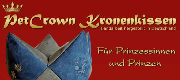 Pet Crown Schlummerkissen - Kronenkissen